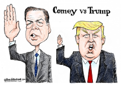 COMEY VS TRUMP by Dave Granlund