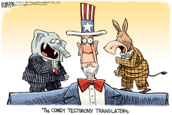 COMEY TRANSLATORS by Rick McKee