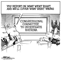 REPUBLICANS LIMIT KATRINA INVESTIGATION by RJ Matson