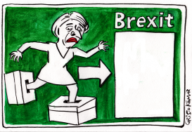 THERESA MAY AND BREXIT by Christo Komarnitski