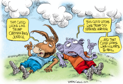 COMEY CLOUDS by Daryl Cagle