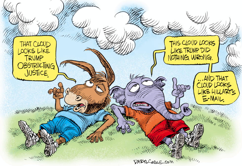  COMEY CLOUDS by Daryl Cagle