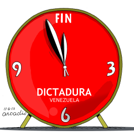 DICTADURA VENEZOLANA LLEGANDO A SU FIN by Arcadio Esquivel