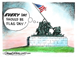 FLAG DAY by Dave Granlund