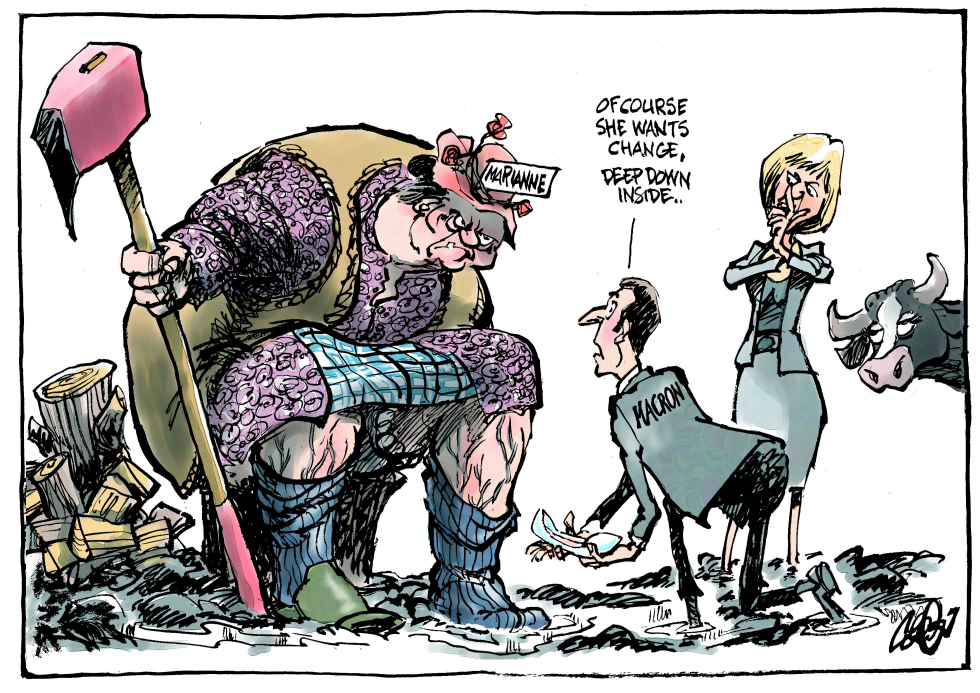  MACRON'S AFFAIR by Jos Collignon