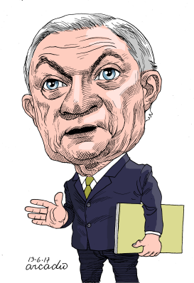 JEFF SESSIONS USA by Arcadio Esquivel