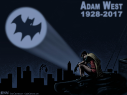 BATMAN ADAM WEST OBITUARY by Sean Delonas