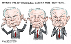 JEFF SESSIONS ON RUSSIA AND COMEY by Dave Granlund