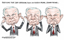 JEFF SESSIONS ON RUSSIA AND COMEY by Dave Granlund