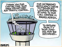 AIR TRAFFIC CONTROLLED by Steve Sack