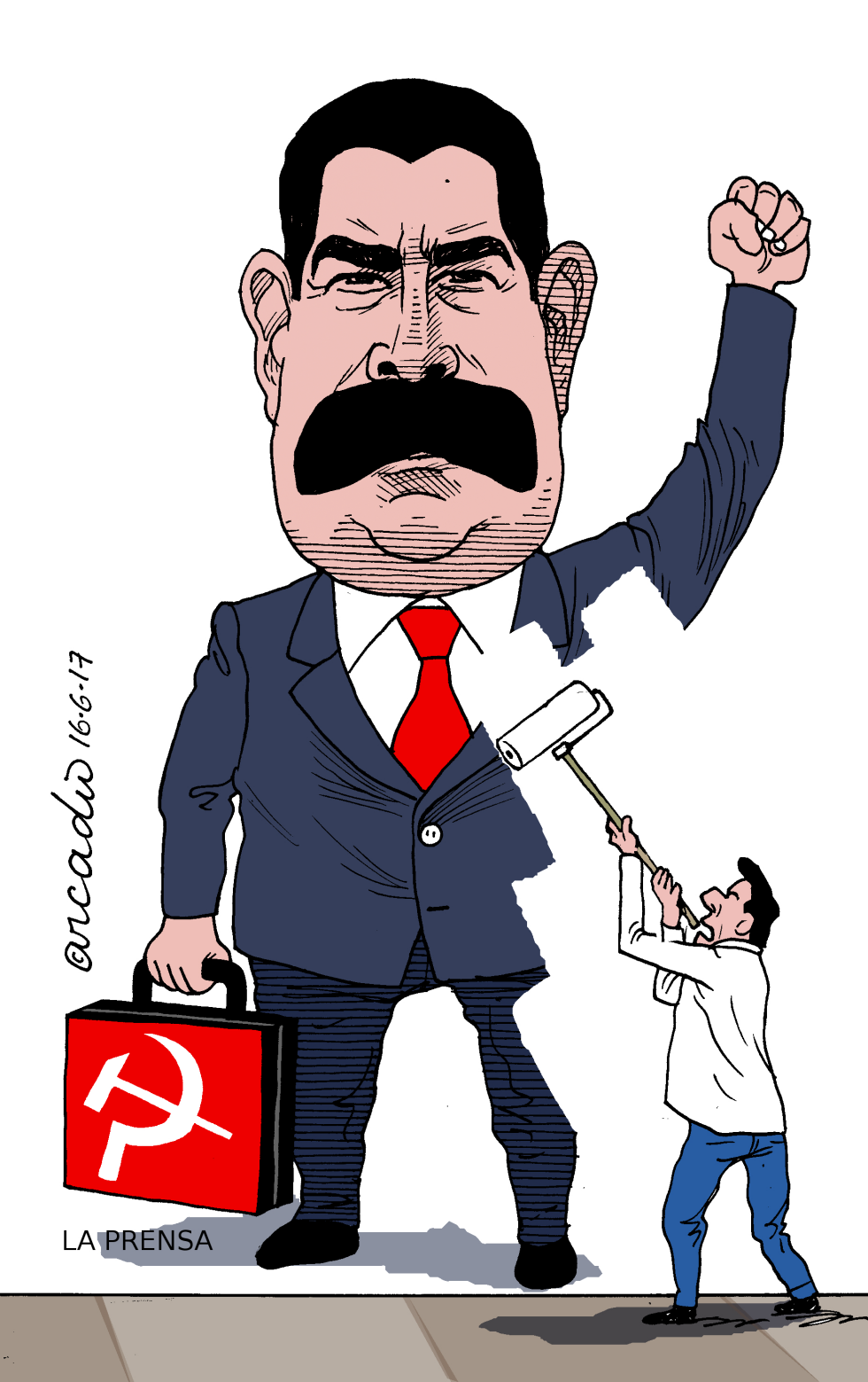  ERASING MADURO/BORRANDO A MADURO by Arcadio Esquivel