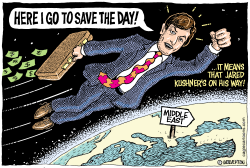 JARED KUSHNER BROKERS MIDEAST PEACE by Wolverton