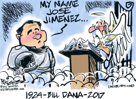 BILL DANA -RIP by Milt Priggee