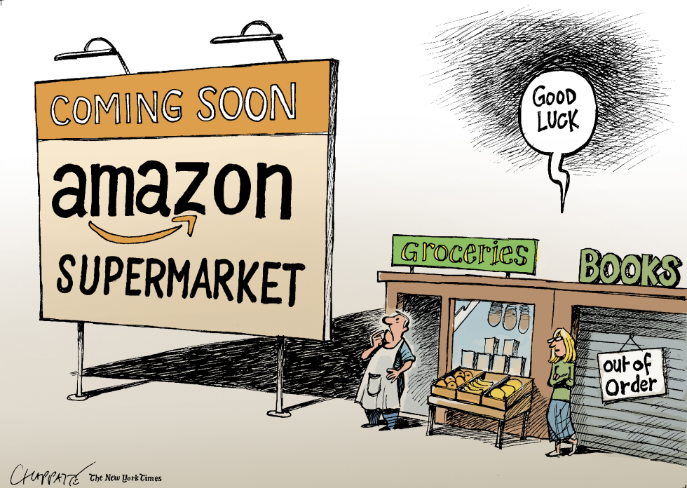  AMAZON AND THE FUTURE OF RETAIL by Patrick Chappatte