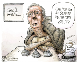 SENATE SECRECY by Adam Zyglis