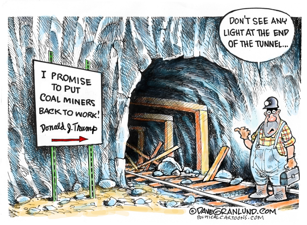  COAL MINER JOBS by Dave Granlund