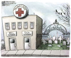 MEDICAID CUTS by Adam Zyglis