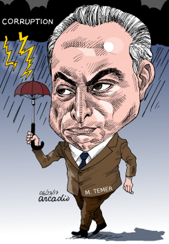 MICHEL TEMER BRASIL by Arcadio Esquivel