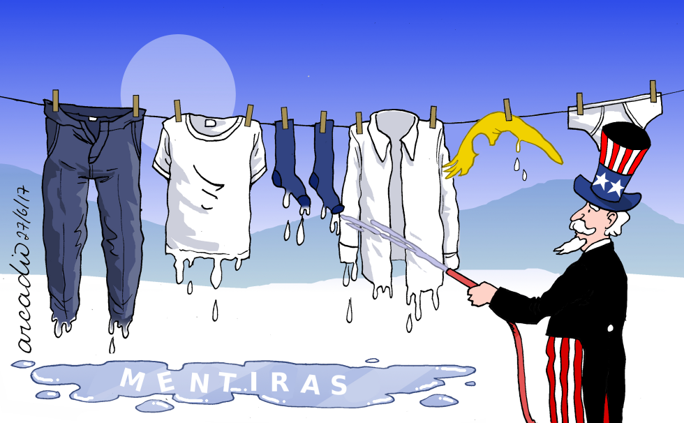  LAVANDO MENTIRAS by Arcadio Esquivel