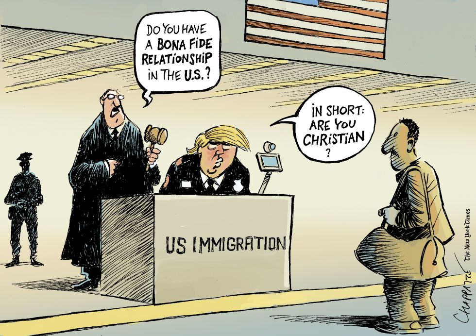  THE SUPREME COURT AND TRUMP’S TRAVEL BAN by Patrick Chappatte