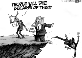 PEOPLE WILL DIE by Nate Beeler