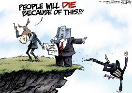 PEOPLE WILL DIE by Nate Beeler