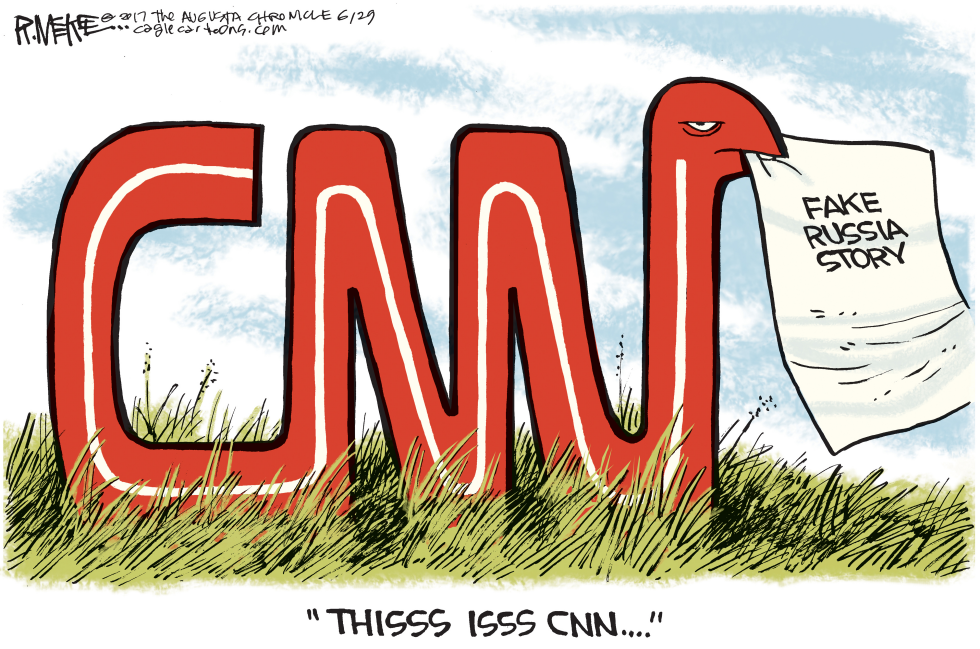  CNN SNAKE by Rick McKee