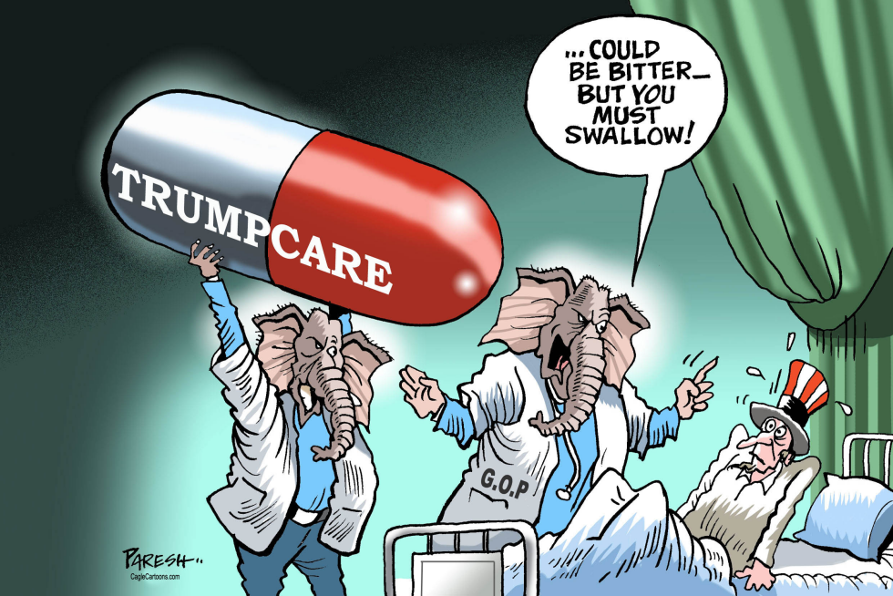  TRUMPCARE PILL by Paresh Nath