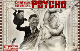 EDITED PSYCHO NORTH KOREA TRUMP by Sean Delonas