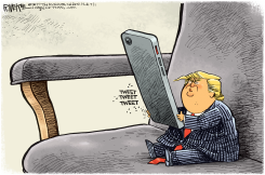 TRUMP TWEETS by Rick McKee