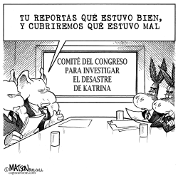 LOS REPUBLICANOS LIMITAN LA INVESTIGACION DE KATRINA by RJ Matson