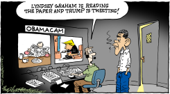 OBAMA SPYING by Bob Englehart