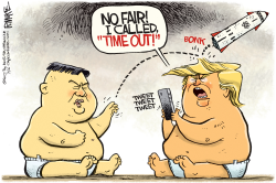 TRUMP AND KIM by Rick McKee