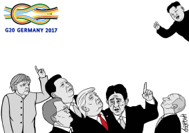 KIM DOMINATES G20 SUMMIT by Rainer Hachfeld