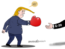 TRUMP AND THE G20 by Arcadio Esquivel