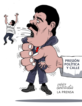 PRESIóN SOBRE MADURO by Arcadio Esquivel