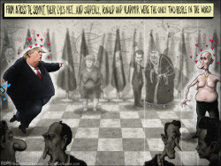 TRUMP PUTIN G20 SUMMIT by Sean Delonas