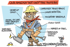 HOT SHOTS by David Fitzsimmons