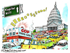 GOP HEALTH CARE GRIDLOCK by Dave Granlund