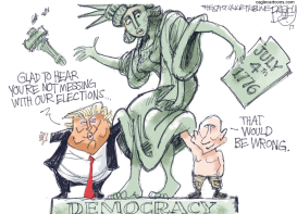 LADY LIBERTY ABUSE by Pat Bagley