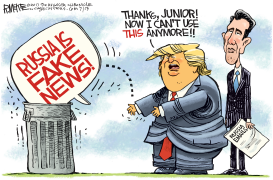 TRUMP JR by Rick McKee