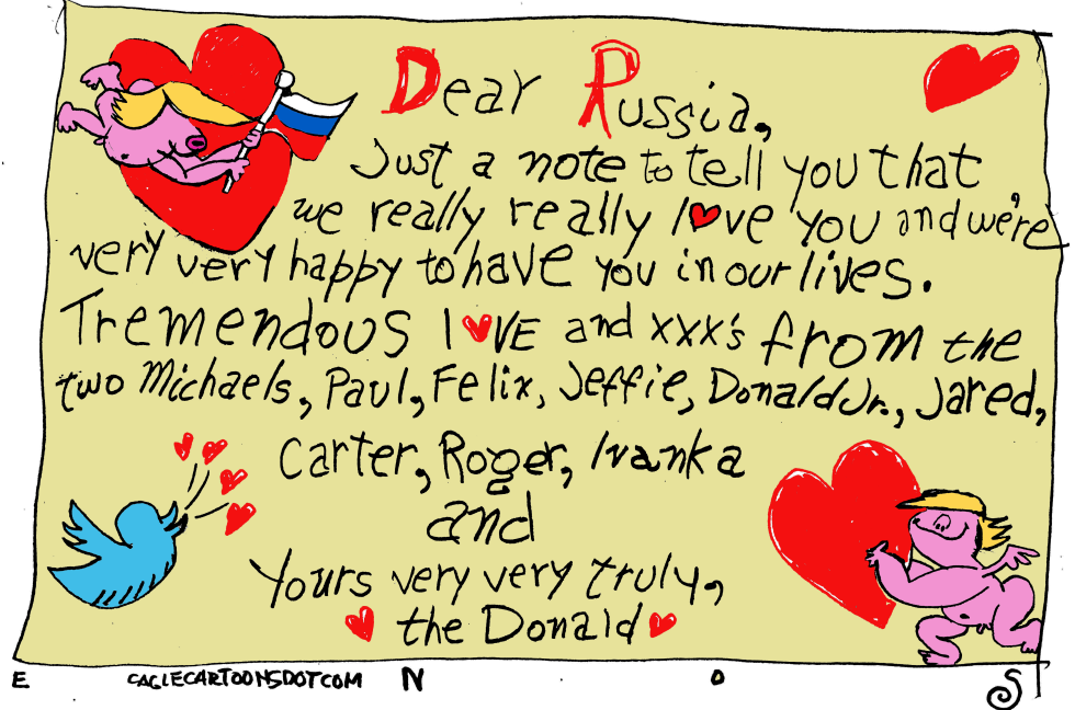  RUSSIAN LOVE NOTE by Randall Enos