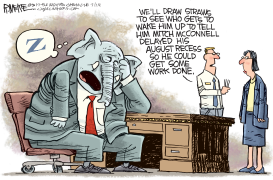 GOP ASLEEP by Rick McKee