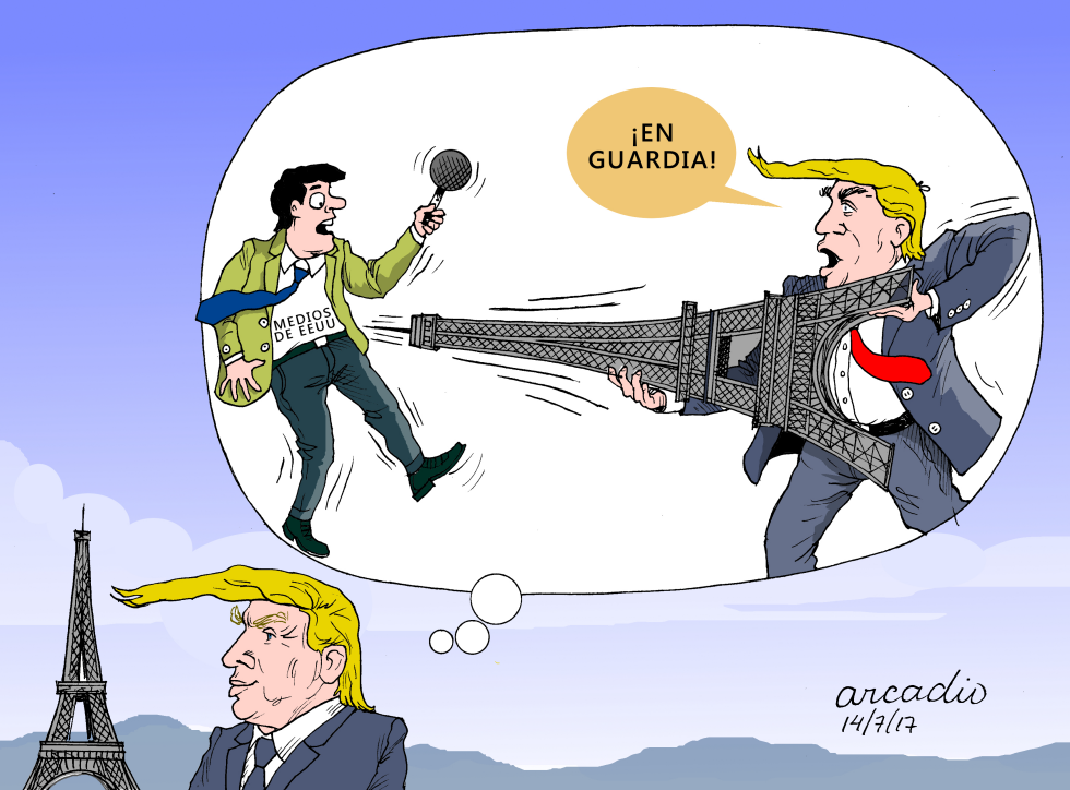  TRUMP PARíS Y LOS MEDIOS by Arcadio Esquivel