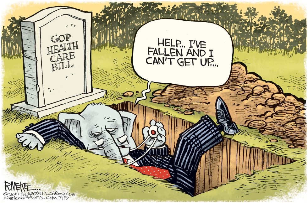  GOP HEALTH CARE BILL by Rick McKee