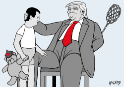 TRUMP JUNIOR, TRUMP SENIOR by Rainer Hachfeld