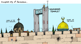 OCCUPIED JERUSALEM by Emad Hajjaj