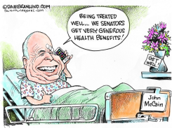 MCCAIN AND HEALTH CARE by Dave Granlund