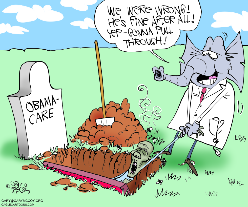  GOP SAVES OBAMACARE by Gary McCoy