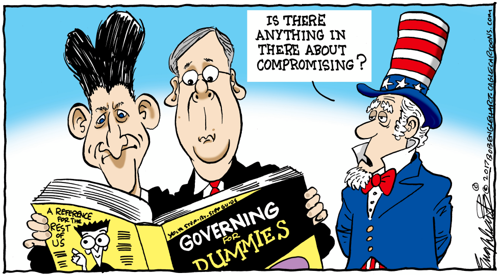  RYAN AND MCCONNELL by Bob Englehart